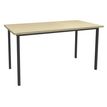 Burocean - Mesa - rectangular - arce - antracita base