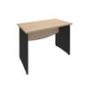 Burocean Dual - Escritorio - cuadrado - roble claro - antracita base