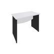 Burocean Dual - Escritorio - cuadrado - blanco perla - antracita base