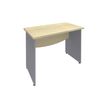 Burocean Dual - Escritorio - cuadrado - arce - aluminio base