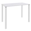 Burocean Lounge - Mesa - rectangular - blanco perla - blanco base