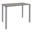 Burocean Lounge - Mesa - rectangular - roble gris - aluminio base