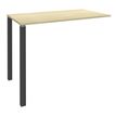 Burocean - Componente de mesa - rectangular - arce - carbón base