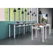 3253310165991-Table Lounge - L140xH105xP60 cm - 4 Pieds carbone - plateau imitation hêtre--1