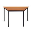 3700245503966-Table modulaire trapezoïdale - L120 x H60 x P60 cm - imitation merisier--0