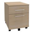 Burocean Triade - Pedestal - móvil - 3 cajones - roble claro