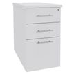 Burocean IDRA - Pedestal - 3 cajones - madera aglomerada - blanco perla