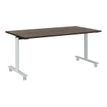 3483600757838-Table de réunion mobile - YES - L140 cm - Chêne royal-Angle gauche-0