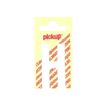 PICKUP LETTERING MONO Nobel - Etiqueta autoadhesiva - preimpreso: H - blanco mate