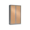 Pierre Henry GENERIC - Aparador - 4 baldas - 2 Puertas - acero, policloruro de vinilo (PVC) - verde haya, aluminio