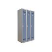 Pierre Henry Clean Industry - Taquilla - 3 baldas - 3 Puertas - gris, azul