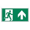 Pickup - Signo - emergency exit (arrow up) - dirección - rectangular - 300 x 150 mm - poliestireno