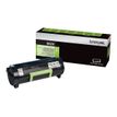 Lexmark 502X - Rendimiento extra alto - negro - original - cartucho de tóner LCCP, LRP - para Lexmark MS410d, MS410dn, MS415dn, MS510dn, MS510dtn, MS610de, MS610dn, MS610dte, MS610dtn