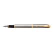 3501179316499-Parker IM - Stylo plume métal brossé - pointe fine-Angle gauche-4