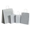 Gimex - Bolsa de regalo - ampliable - 35 cm x 14 cm x 44 cm - blanco - paquete de 50