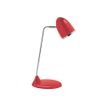 MAULstarlet - Lámpara de sobremesa - bombilla fluorescente compacta integrada - E27 - 8 W (equivalente 34 W) - clase A - luz blanca cálida - 2700 K - rojo