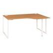 3483600495259-Bureau compact droit - SUNDAY - noyer - pieds cadre-Angle gauche-0
