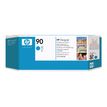 829160222561-HP 90 - cyan avec nettoyeur - originale- tête d'impression-Avant-1