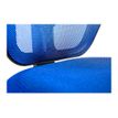 0000000108805-Fauteuil de bureau PHOENIX - accoudoirs fixes - Bleu-Gros plan-5