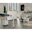 3253310401327-Bureau LEVEL - Bureau éléctrique - L140 - pied carbone - plateau imitation hêtre--1