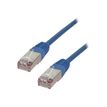 MCL Samar - câble réseau RJ45 CAT 5E F/UTP - 2 m - bleu