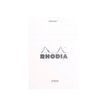 3037920122014-Rhodia - Bloc notes N°12 - A6 - 160 pages - petits carreaux - 80g - blanc-Avant-0