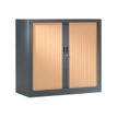 Pierre Henry GENERIC - Aparador - 2 baldas - 2 Puertas - acero, policloruro de vinilo (PVC) - verde haya, antracita