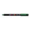 POSCA PC-1MR - Rotulador - no permanente - verde oscuro - tinta pigmentada al agua - 0.7 mm - ultrafino