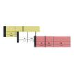 ELVE - Cuaderno de tickets - 100 formularios - 50 x 150 mm - numerado