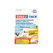Tesa Tack - 200 pastilles adhésives transparentes - double face