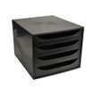 Exacompta Classic ECOBOX - Armario de cajones - 4 cajones