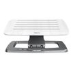 0043859739141-Fellowes Hana - Repose-pieds réglable en hauteur - facilement ajustable - blanc-Avant-0