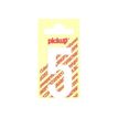 PICKUP LETTERING MONO Nobel - Etiqueta autoadhesiva - preimpreso: 5 - blanco mate