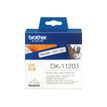 4977766628280-Brother DK-11203 - Ruban d'étiquettes auto-adhésives - 1 rouleau de 300 étiquettes (17 x 87 mm) - fond-Avant-3