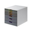 4005546701943-Durable Varicolor - Module de classement 7 tiroirs - multicolore-Angle droit-1