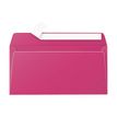 Pollen - Sobre - International DL (110 x 220 mm) - cartera - abertura lateral - autoadhesivo - imprimible - rosa frambuesa - paquete de 20