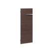 Option porte pleine basse pour bibliothèque XENON - L44 x H112 x P2 - Chêne royal