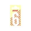 PICKUP LETTERING MONO Nobel - Etiqueta autoadhesiva - preimpreso: 6 - blanco mate