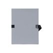 Exacompta - Carpata archivadora - ampliable - ancho de la espina: 120 mm - para A4 - capacidad: 1000 hojas - gris tintado