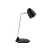 MAULstarlet - Lámpara de sobremesa - bombilla fluorescente compacta integrada - E27 - 8 W - clase A - luz blanca cálida - 2700 K - negro