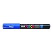 POSCA PC-1M - Marcador - permanente - azul - tinta pigmentada al agua - 1 mm - extrafino