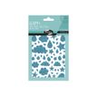 3609510910747-Maildor - 2 feuilles gommettes étoiles - bleu-Avant-2
