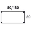 3253310163799-Bureau droit EXPRIM - L140 cm - Plateau imitation Chêne gris - Pieds blanc--3