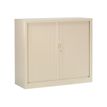 Pierre Henry GENERIC - Aparador - 2 baldas - 2 Puertas - acero, policloruro de vinilo (PVC) - beige