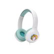 3303170107225-T'nB Kids KIDY - casque filaire pour enfants - blanc et vert-Angle gauche-3