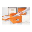 4002432398102-Leitz Click & Store - Boîte de rangement A5 - orange métallisé-Angle gauche-2