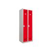 Pierre Henry Clean Industry - Taquilla - 2 baldas - 2 Puertas - gris, rojo