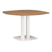 Gautier office - Mesa - redondo - Italian wild cherry wood - gris base