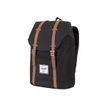 828432018734-Herschel Retreat - Sac à dos 1 compartiment - noir-Angle droit-0