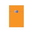 Oxford Bloc Orange - Cuaderno - grapado - A7 - 80 hojas / 160 páginas - papel extra blanco - cuadriculado - cubierta naranja (paquete de 10)